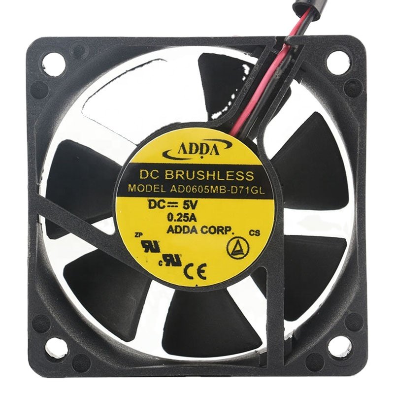 ADDA 12V 24V DC5V 0.25A EC AC 60*60*15MM CM 6015 2-wire High-air Volume Inverter Mute AD0605MB-D71GL Cooling Fan